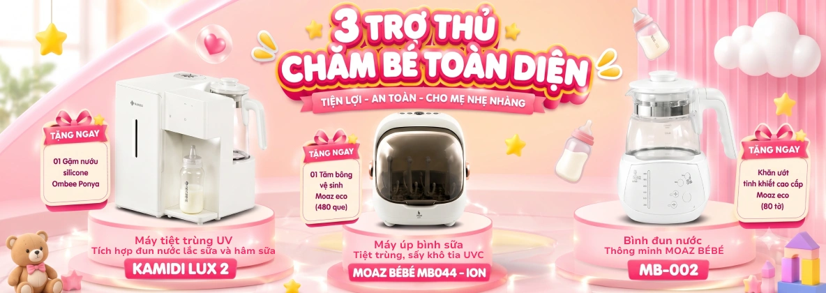 Máy hâm, tiệt trùng bình sữa